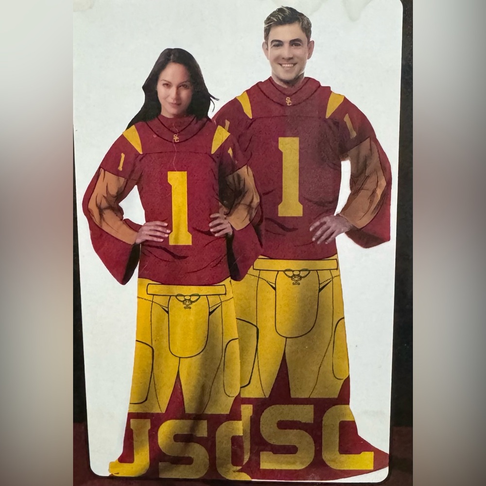 USC Player Comfy Throw - 48”x71” Super Soft Be the MVP of your favorite team